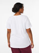 T-shirt med tryck, Vit, Model image number 2