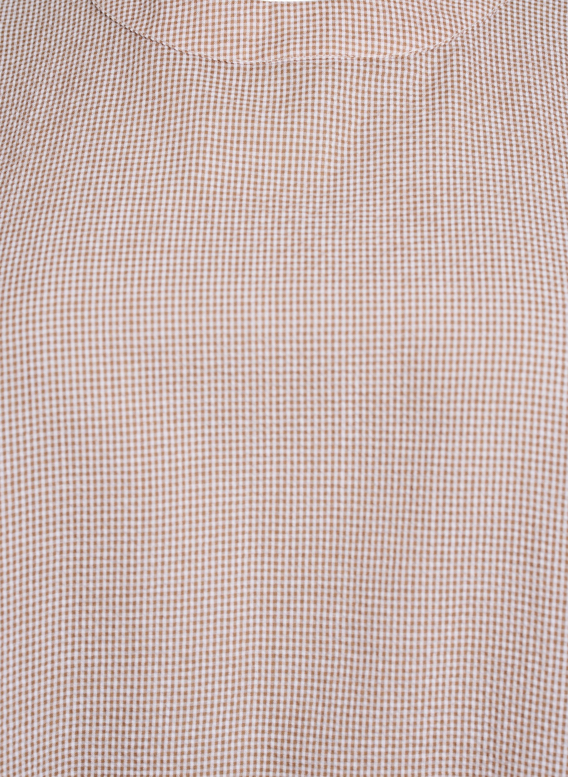 Zizzi Tunika med a-linjeform och korta ballong&auml;rmar, Beige, Packshot image number 2