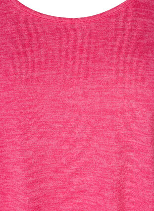 Lös blus med långa ärmar, Fandango Pink ASS, Packshot image number 2