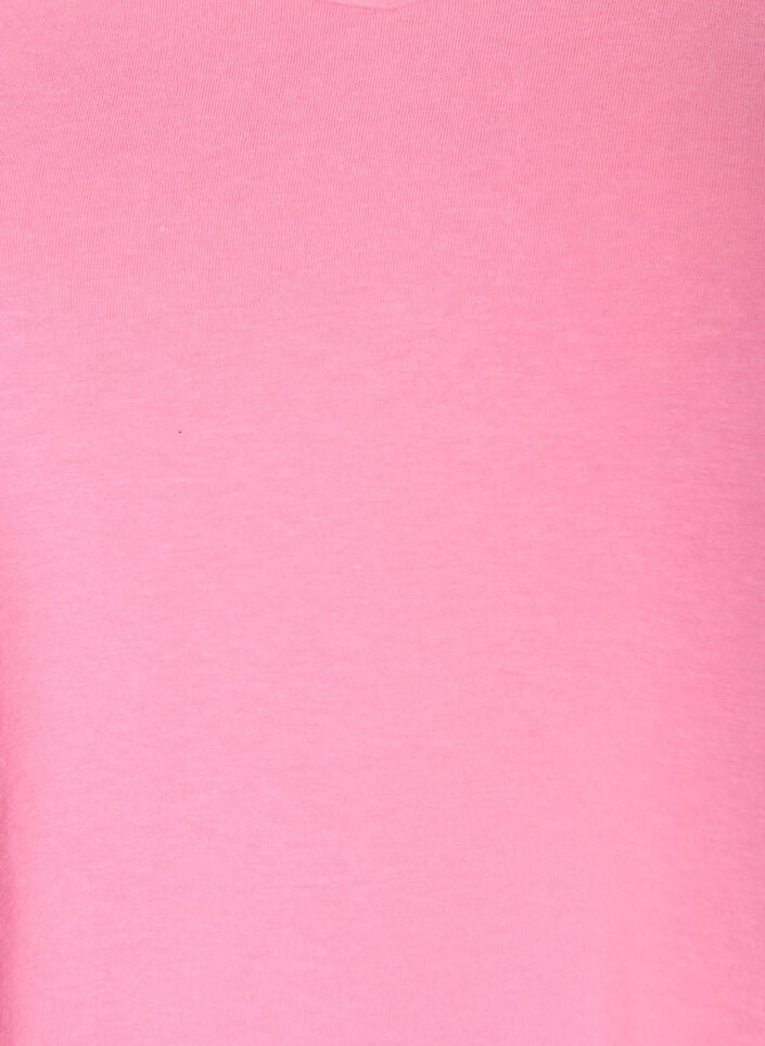 Enf&auml;rgad t-shirt i bomull, Rosa, Packshot image number 2