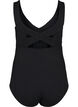 Baddräkt med korsad rygg, Black, Packshot image number 1