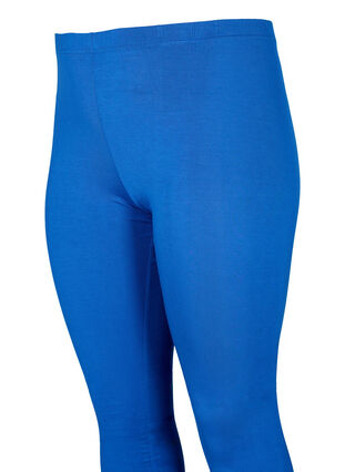 Basic leggings i viskos, Monaco Blue, Packshot image number 2