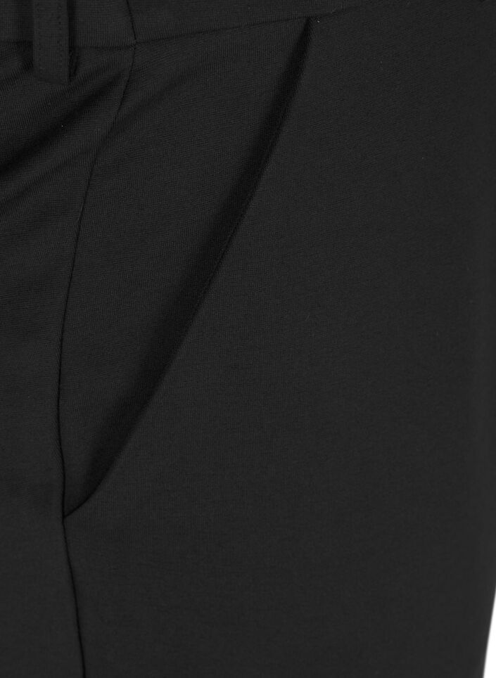 Croppade Maddison byxor, Svart, Packshot image number 2