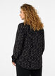 Prickig skjorta med krage, Black w. Dot AOP, Model image number 1