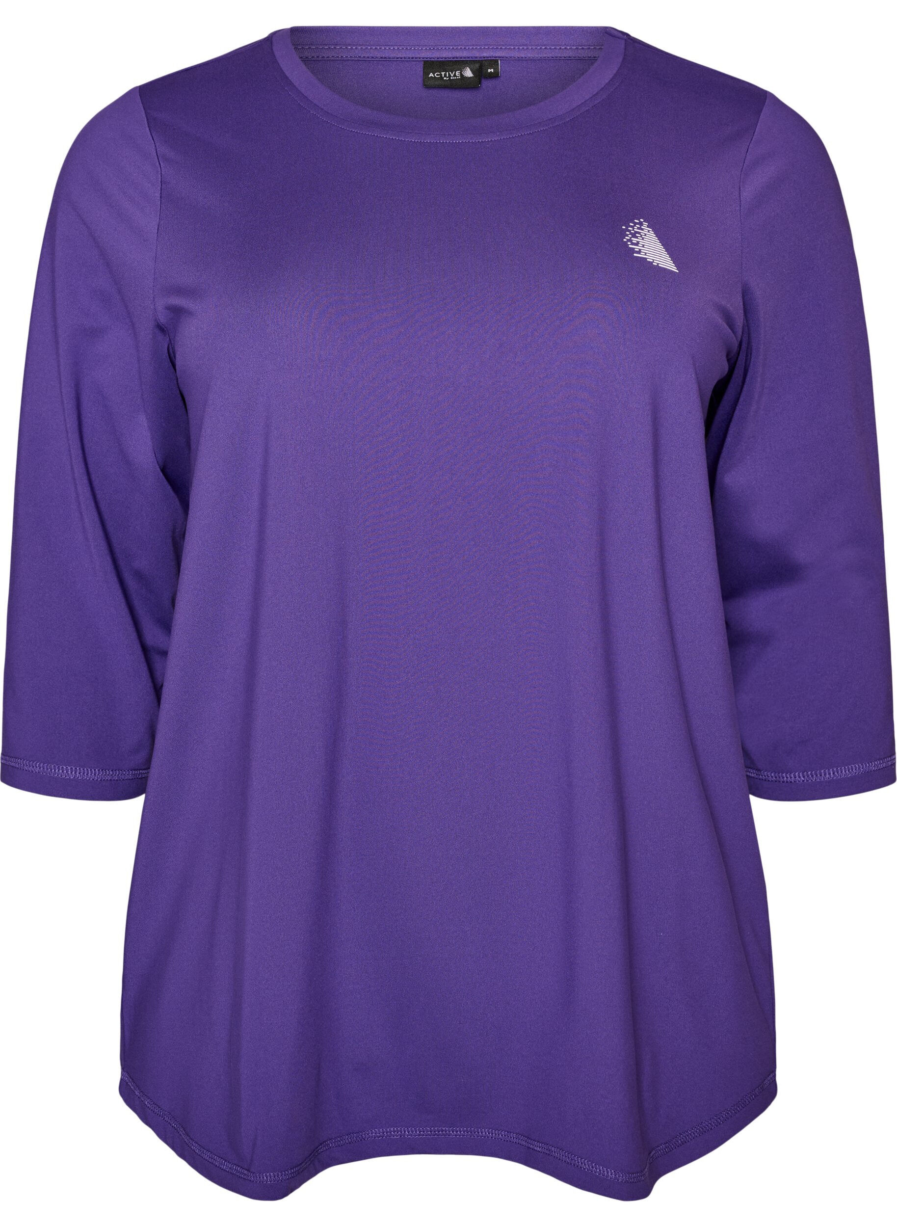 ZizziTr&auml;ningstr&ouml;ja med 3/4 &auml;rmar, Lila, Packshot image number 0