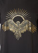 T-shirt i bomull med tryck framtill, Gr&aring;, Packshot image number 2