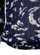 Mönstrad blus med smock, Blue Leaf AOP, Packshot image number 3