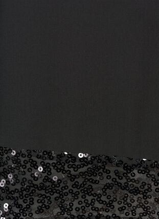 Tunika med paljetter, Black, Packshot image number 3