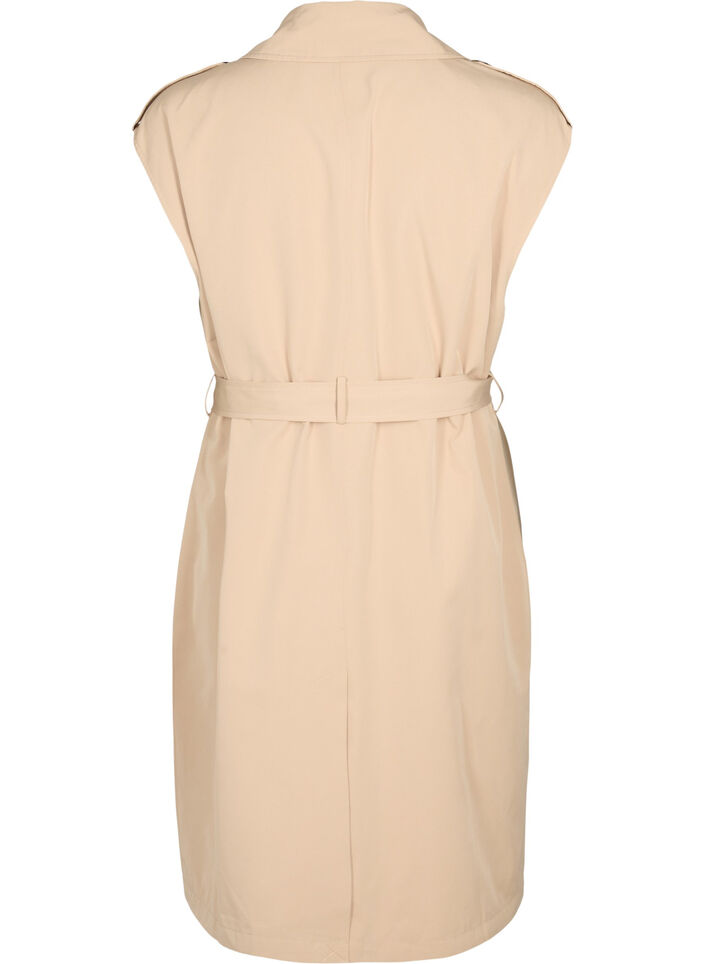 Lång väst med bälte, Nomad, Packshot image number 1