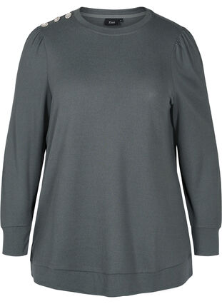 Långärmad tröja med detaljer på axlarna, Urban Chic, Packshot image number 0