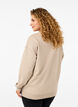 Sweatshirt med rund halsringning, Simply Taupe, Model image number 1