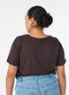 T-shirt med tryck, Brun, Model image number 2