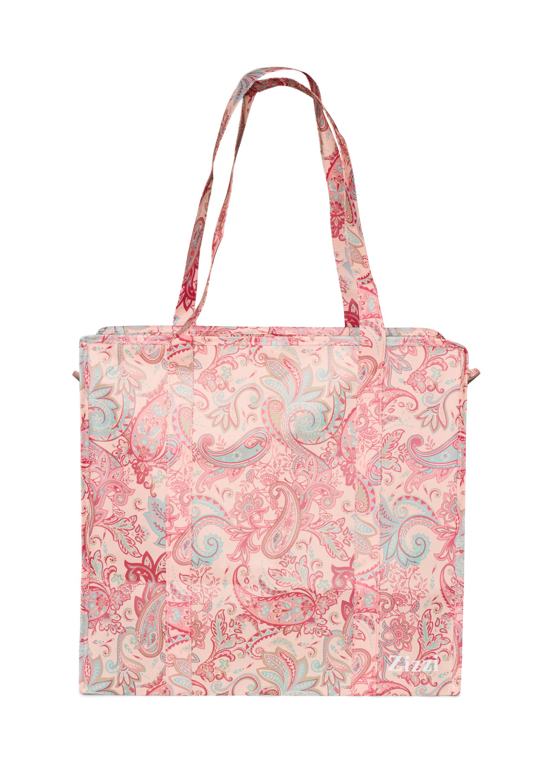 ZizziShoppingv&auml;ska med dragkedja, Rosa, Packshot image number 1