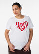 T-shirt med tryck, Vit, Model image number 0