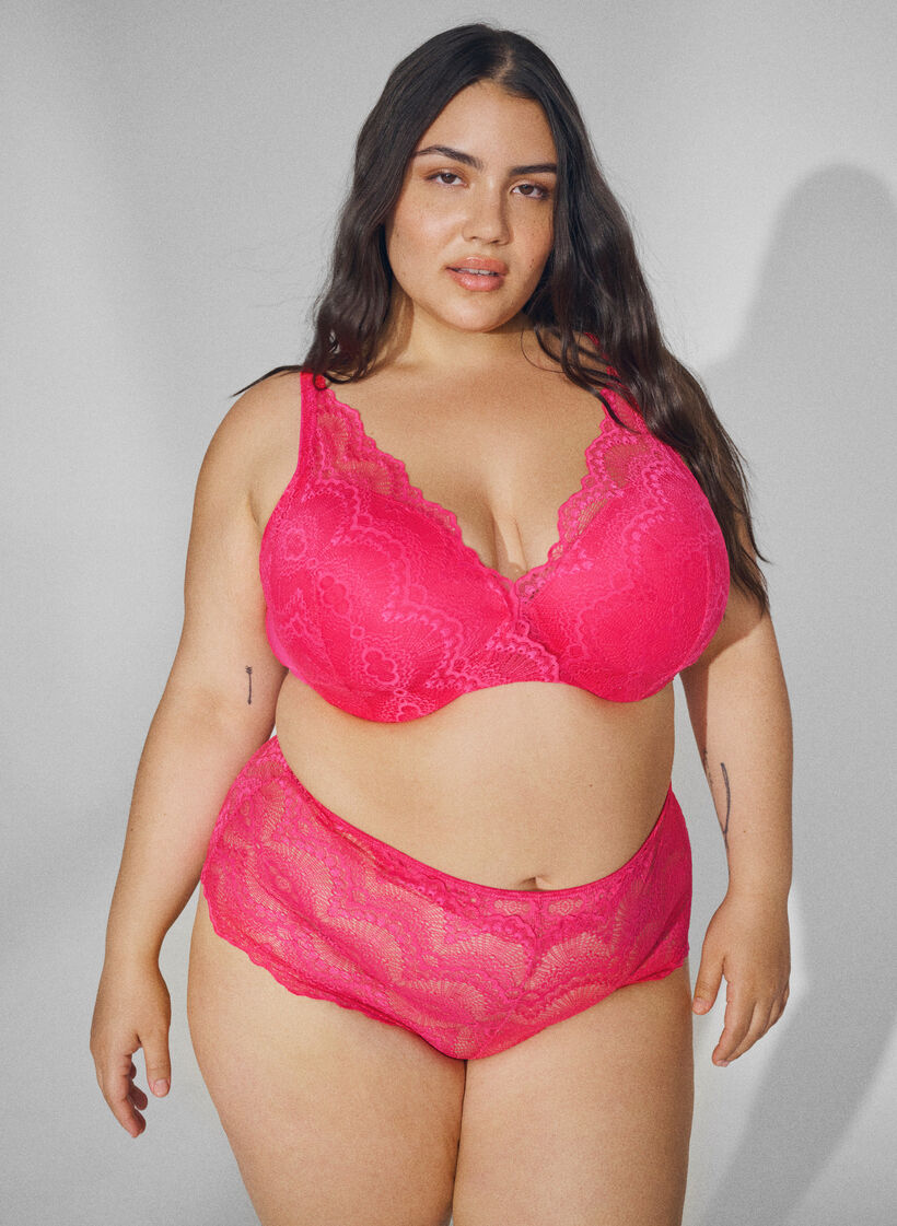 2 pack hipstertrosor i spetskvalitet, Love Potion/Black, Image image number 0