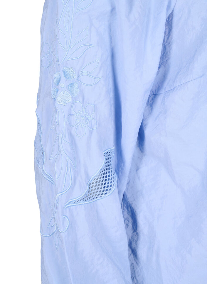 Blus i TENCEL™ Modal med broderidetaljer, Serenity, Packshot image number 3