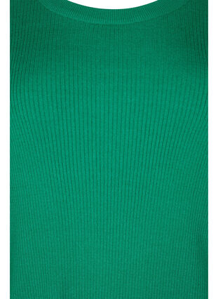Stickad blus med ribbad struktur, Jolly Green Mel., Packshot image number 2