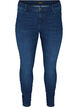Jeggings i bomullsmix, Dark blue denim, Packshot image number 0