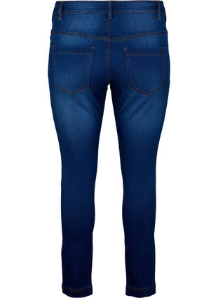 Viona jeans med normal midja, Blue Denim, Packshot image number 1