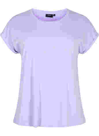 Kortärmad t-shirt i bomullsmix