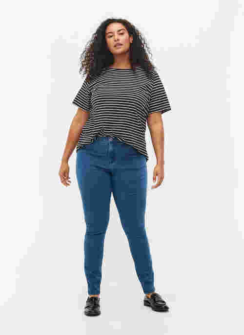 Super slim Amy jeans med hög midja