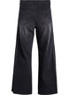 Jeans i bred passform med vertikala denimdetaljer, Gr&aring;, Packshot image number 1