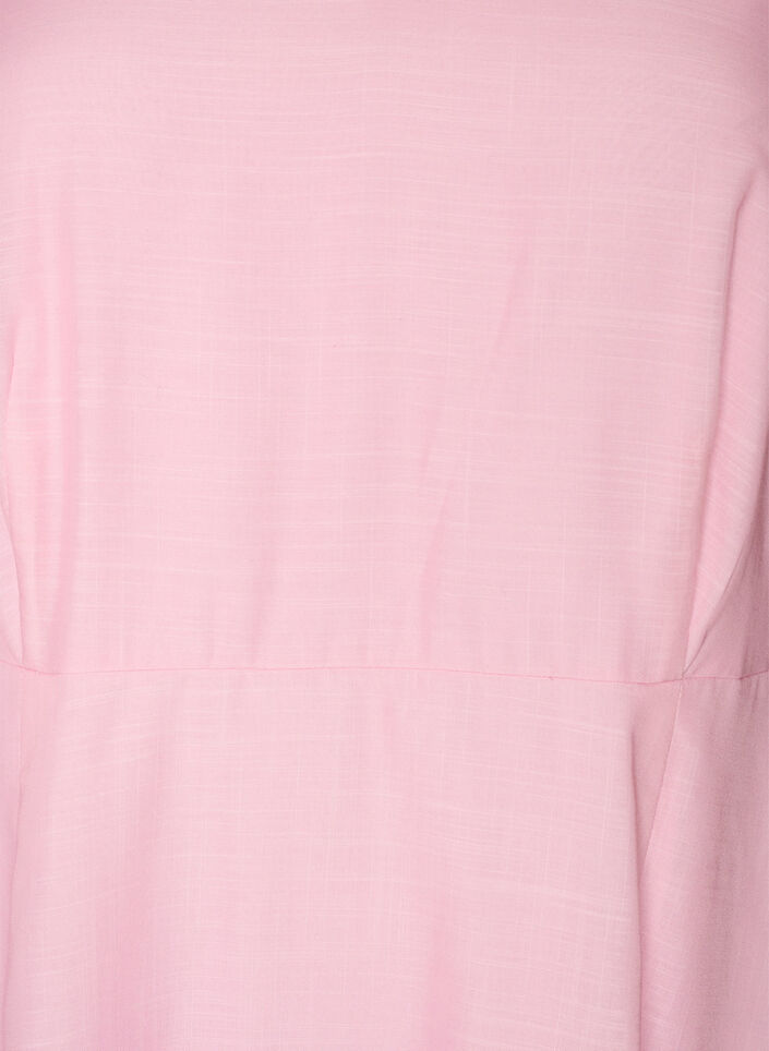 Midikl&auml;nning med empirsk&auml;rning och blomm&ouml;nster, Rosa, Packshot image number 2