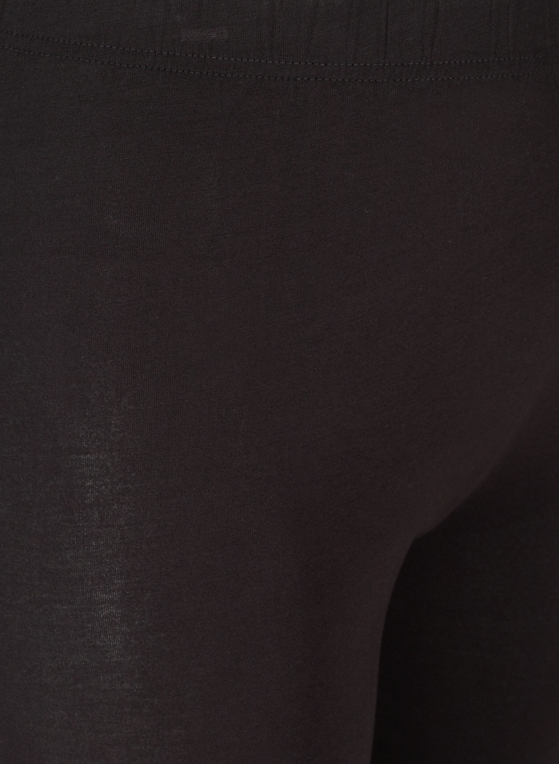 Zizzi Leggings i viskosmix med dekorativa stenar, Black, Packshot image number 2