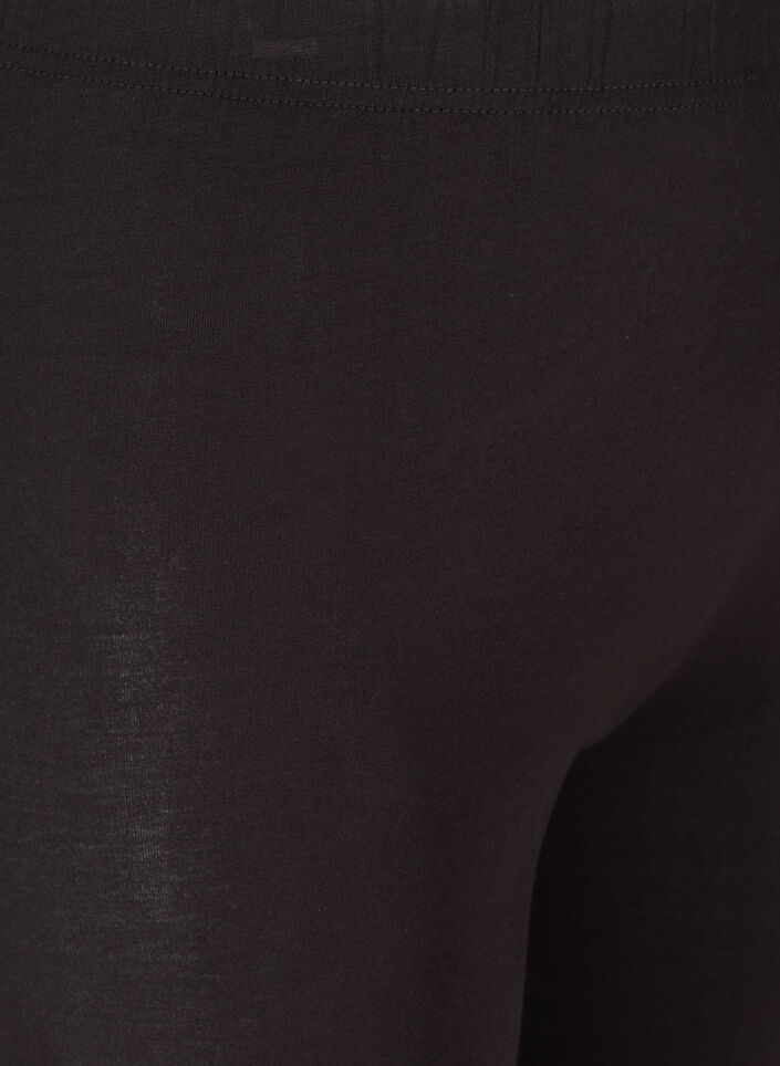 Leggings i viskosmix med dekorativa stenar, Black, Packshot image number 2