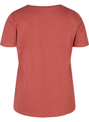 Basis t-shirt, Marsala, Packshot image number 1