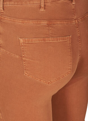 Super slim Amy Jeans med hög midja, Brown ASS, Packshot image number 3