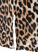 Kl&auml;nning med v-ringning i viskos, Brun, Packshot image number 3