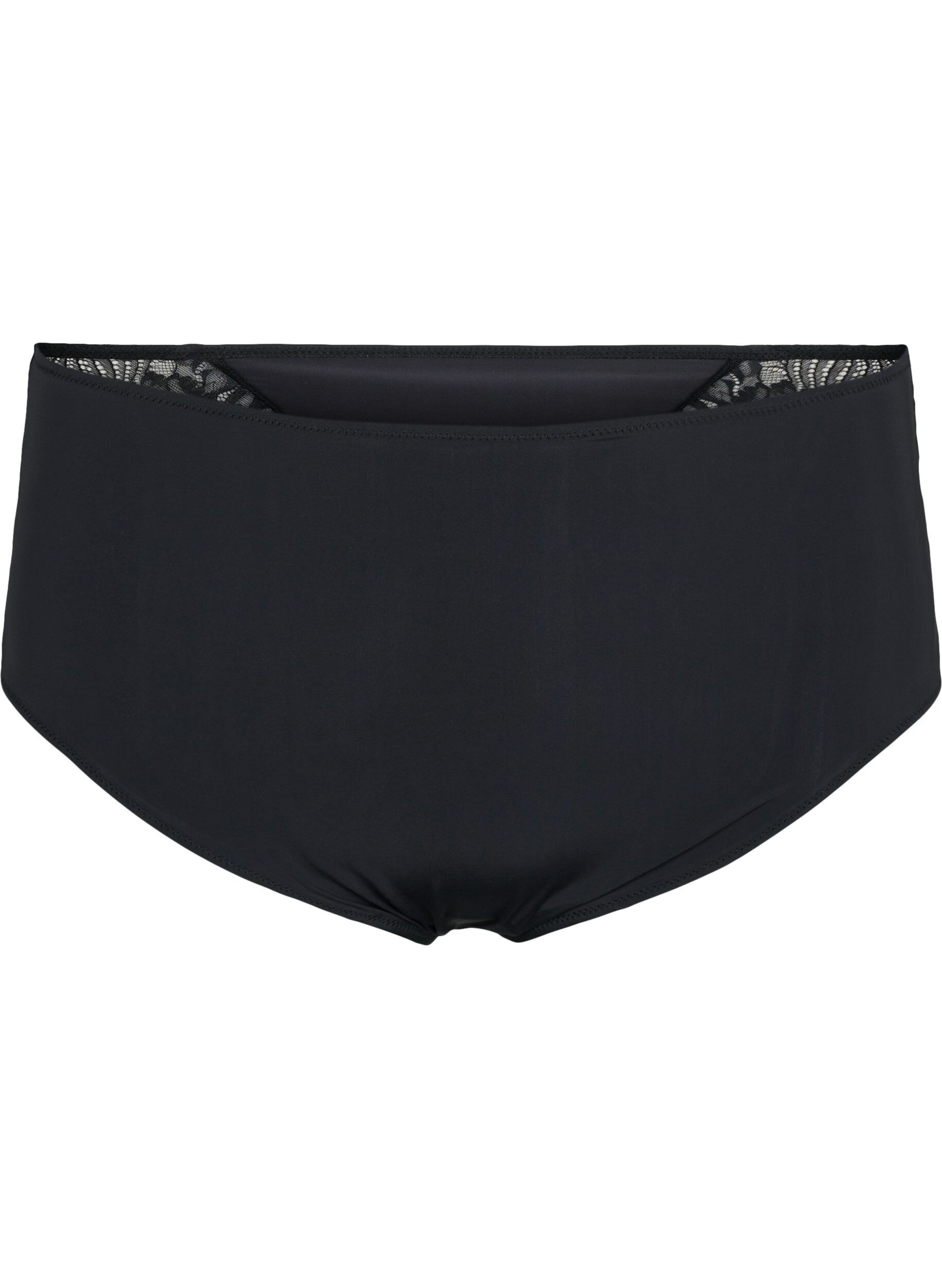 Zizzi Support the breasts &ndash; Trosa i spets, Black, Packshot image number 0