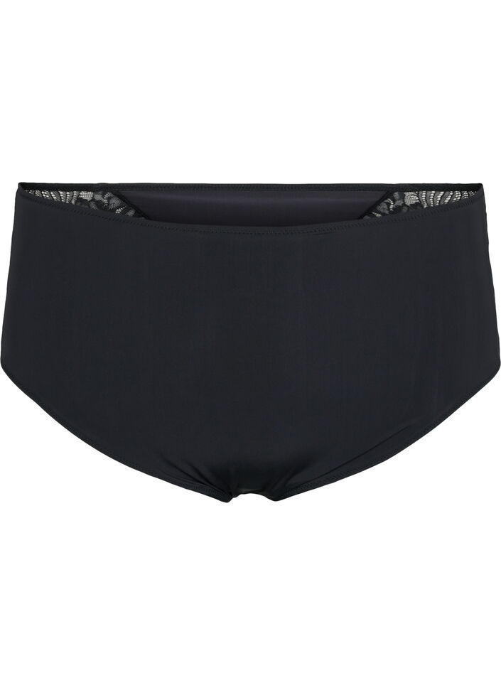 Support the breasts – Trosa i spets, Black, Packshot image number 0