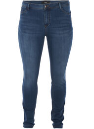 Extra slim Amy jeans med hög midja, Blå