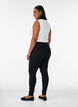 Slim fit byxor med fickor, Svart, Model image number 1