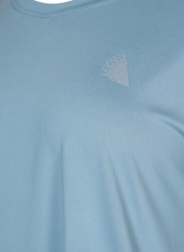 Kortärmad t-shirt för träning, Smoke Blue, Packshot image number 2