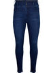 Superslimmade Bea-jeans med extra hög midja, Dark Blue, Packshot image number 0