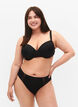 3-pack stringtrosa med spetsdetaljer, Svart, Model image number 0