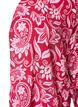 Kort kimono i viskos med 3/4-&auml;rmar, Rosa, Packshot image number 2