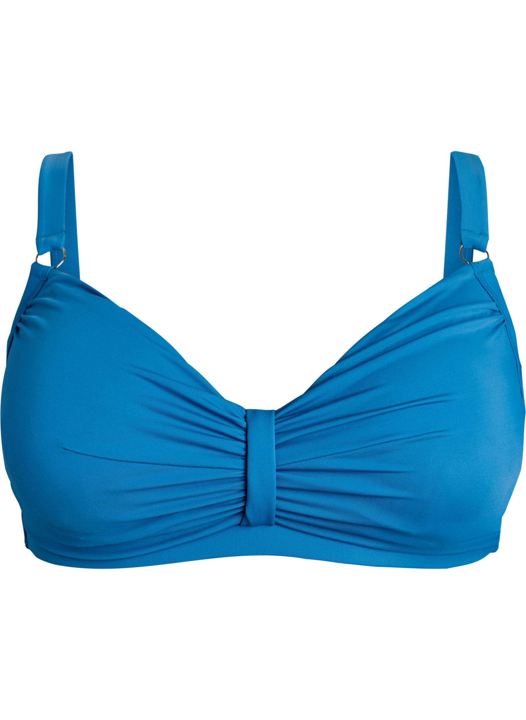 Bikini-bh med bygel och drapering