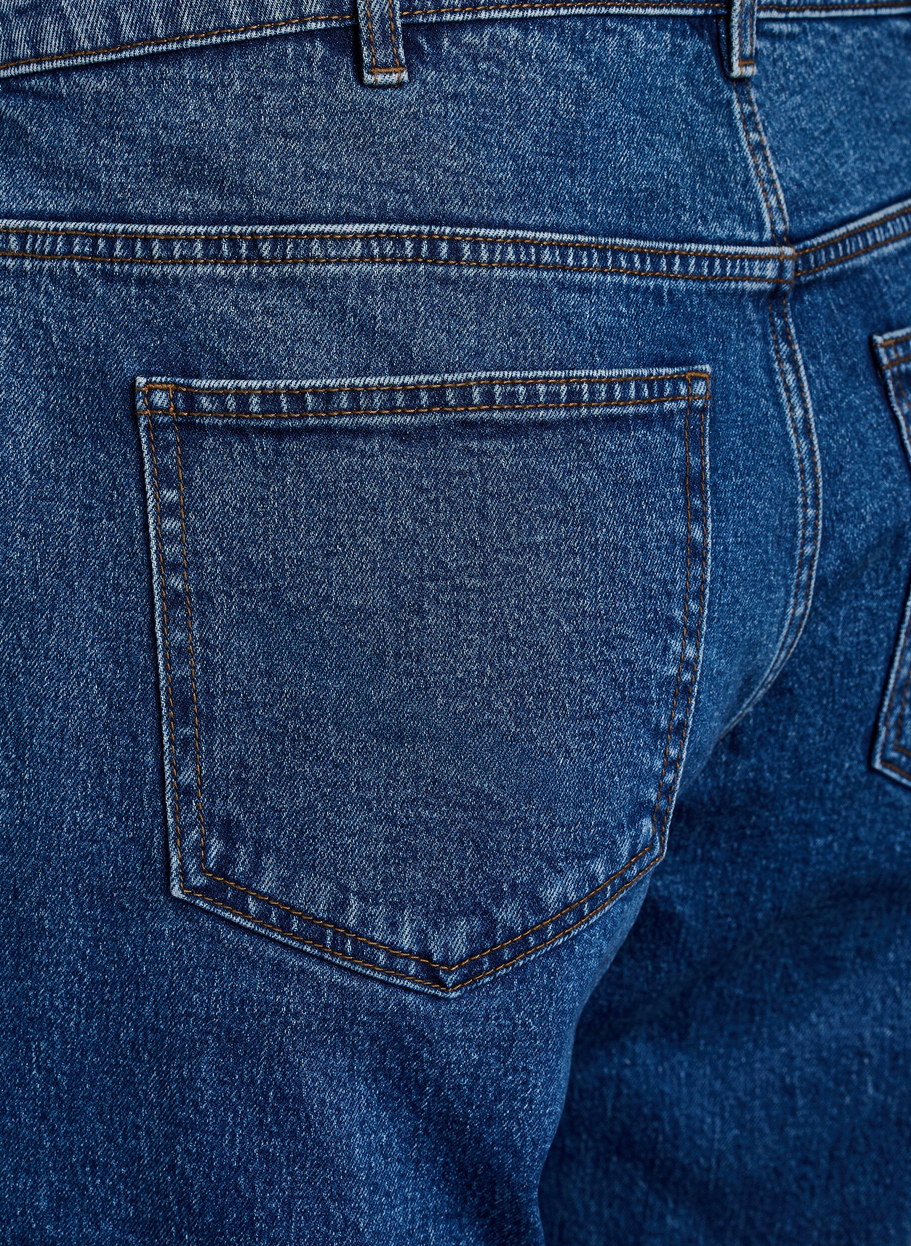 ZizziJeans med vida ben och h&ouml;g midja, Bl&aring;, Packshot image number 3