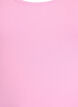Solid f&auml;rg bas topp i bomull, Rosa, Packshot image number 2