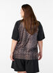 Tr&auml;nings-t-shirt med leopardm&ouml;nster och raglan&auml;rm, Brun, Model image number 2