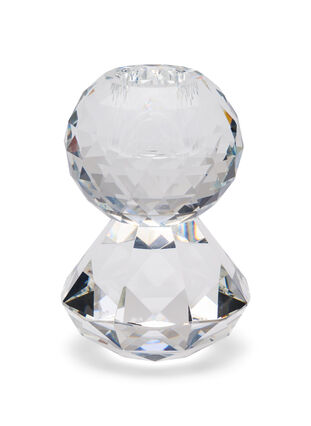 Ljusstake i kristallglas, Clear, Packshot image number 0