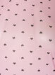 Blus i mesh med tryck, Rosa, Packshot image number 2