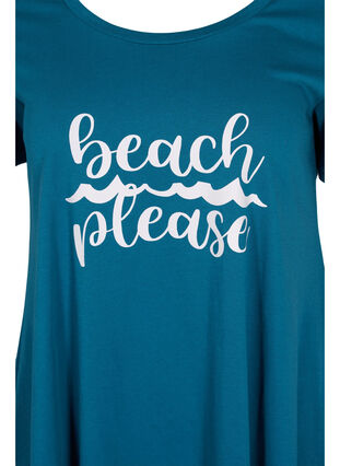 A-linjeformad t-shirt i bomull, Dragonfly BEACH, Packshot image number 2