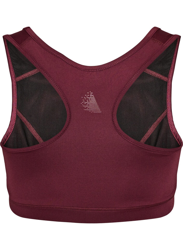Sport-BH med racerback, R&ouml;d, Packshot image number 1