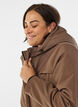 Vattenavvisande softshelljacka med quiltat foder, Brun, Model image number 4