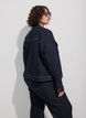 Klassisk jeansjacka med kontrasts&ouml;mmar, Bl&aring;, Model image number 2